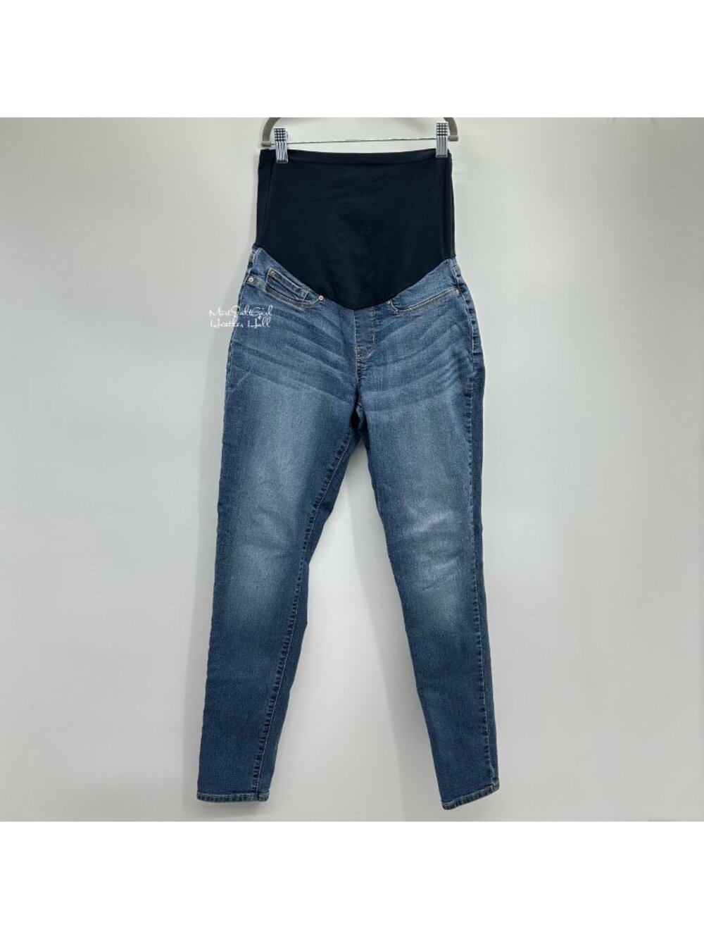 Signature By Levi Strauss Maternity Skinny Jeans with Stretch Panel Size Small